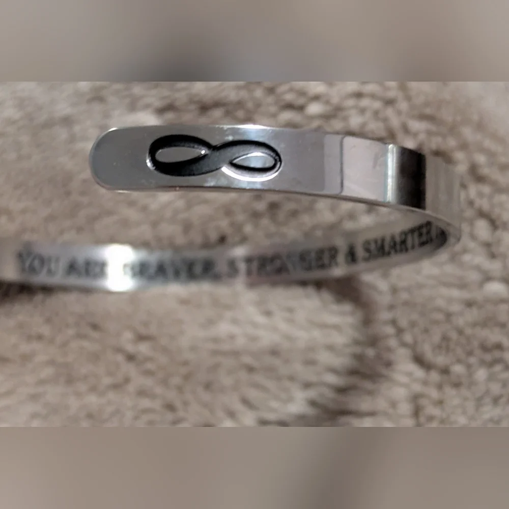 Silver Infinity Bracelet - Picture 2 of 2